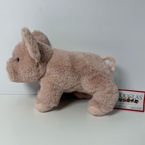 Douglas Pinkie Plush Pig Super Soft Piglet Stuffed Animal Cuddle Toy New NWT